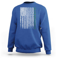 Minnesota MN State Pride Vintage American Flag Sweatshirt