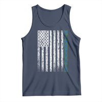 Minnesota MN State Pride Vintage American Flag Tank Top