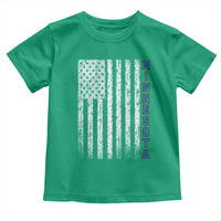 Minnesota MN State Pride Vintage American Flag Toddler T Shirt