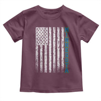 Minnesota MN State Pride Vintage American Flag Toddler T Shirt