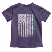 Minnesota MN State Pride Vintage American Flag Toddler T Shirt