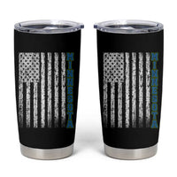 Minnesota MN State Pride Vintage American Flag Tumbler Cup