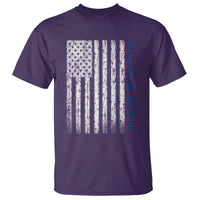 Detroit Michigan State Pride Vintage American Flag T Shirt