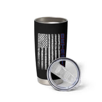 Detroit Michigan State Pride Vintage American Flag Tumbler Cup