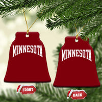 Minnesota MN State Throwback Design Vintage Ceramic Ornament