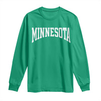 Minnesota MN State Throwback Design Vintage Long Sleeve Shirt