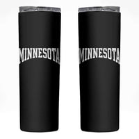 Minnesota MN State Throwback Design Vintage Skinny Tumbler