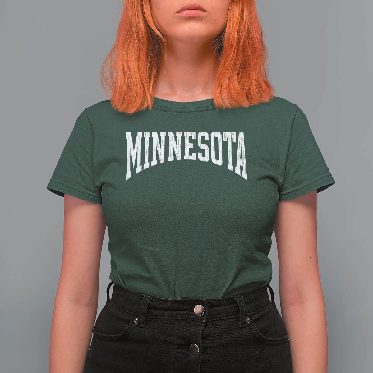 Minnesota MN State Throwback Design Vintage T Shirt For Women