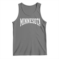 Minnesota MN State Throwback Design Vintage Tank Top