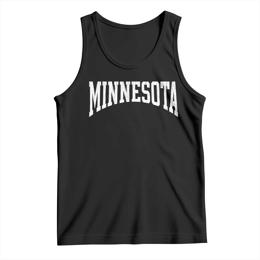 Minnesota MN State Throwback Design Vintage Tank Top