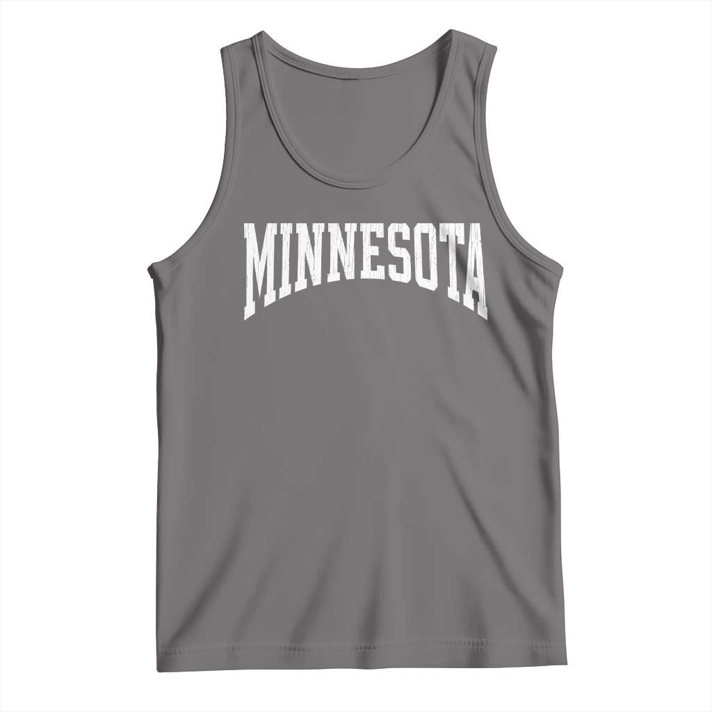 Minnesota MN State Throwback Design Vintage Tank Top