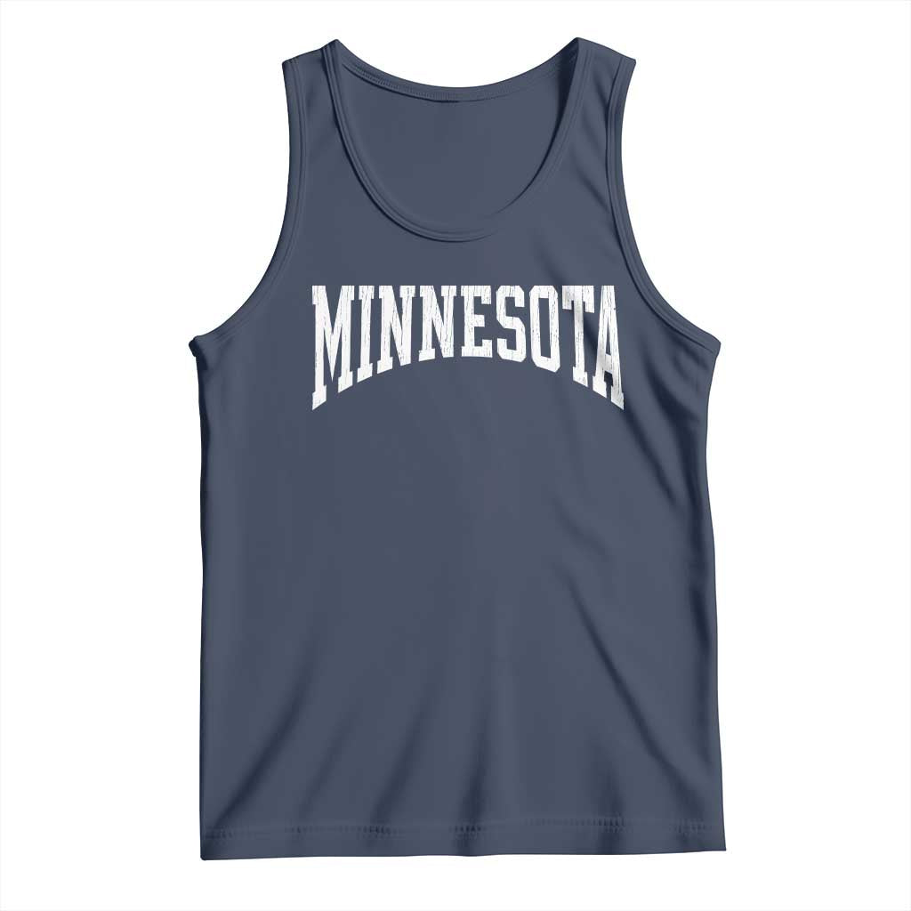 Minnesota MN State Throwback Design Vintage Tank Top