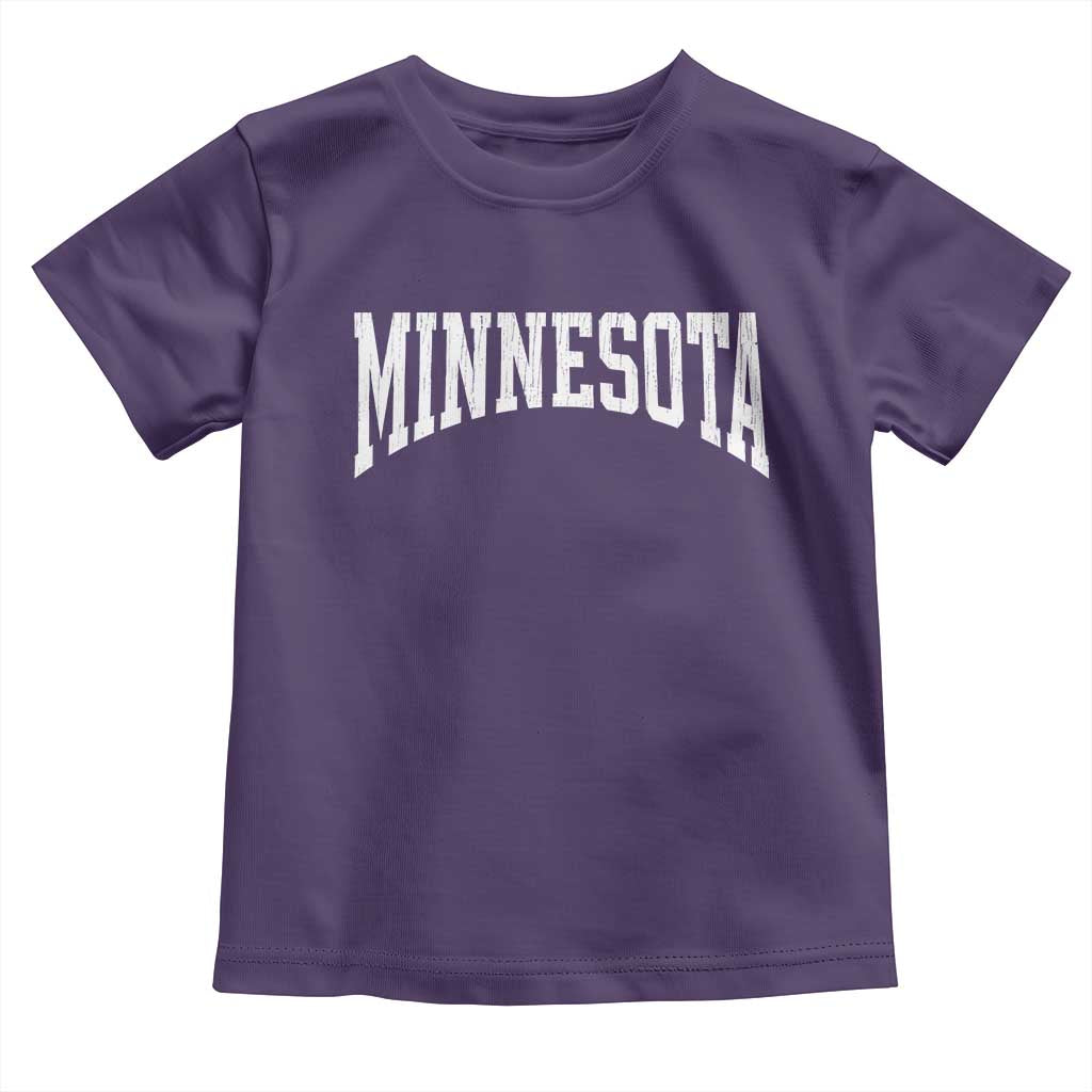 Minnesota MN State Throwback Design Vintage Toddler T Shirt