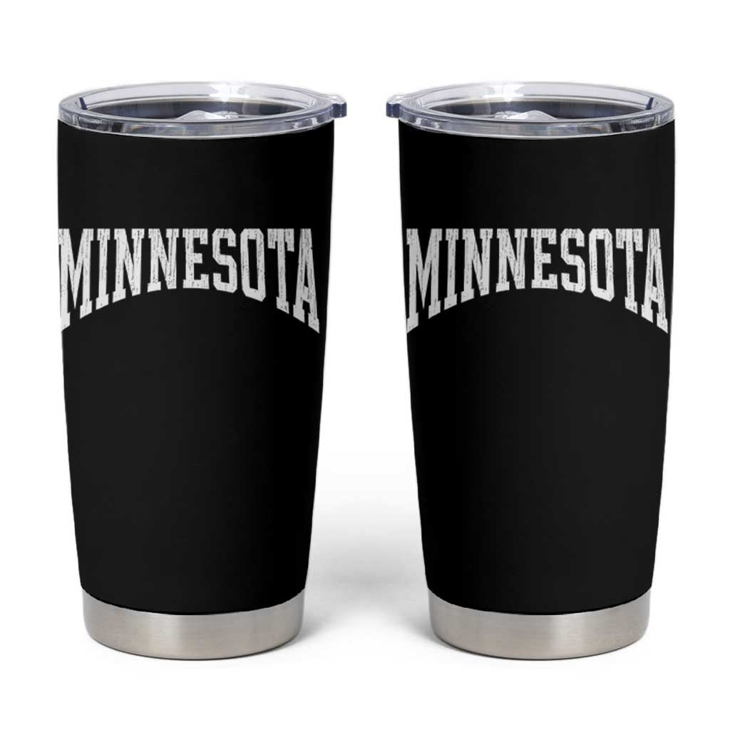 Minnesota MN State Throwback Design Vintage Tumbler Cup