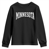 Minnesota MN State Throwback Design Vintage Youth Sweatshirt