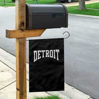 Detroit Michigan City Throwback Design Vintage Garden Flag
