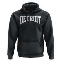 Detroit Michigan City Throwback Design Vintage Hoodie