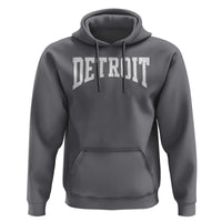 Detroit Michigan City Throwback Design Vintage Hoodie