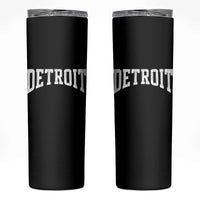 Detroit Michigan City Throwback Design Vintage Skinny Tumbler