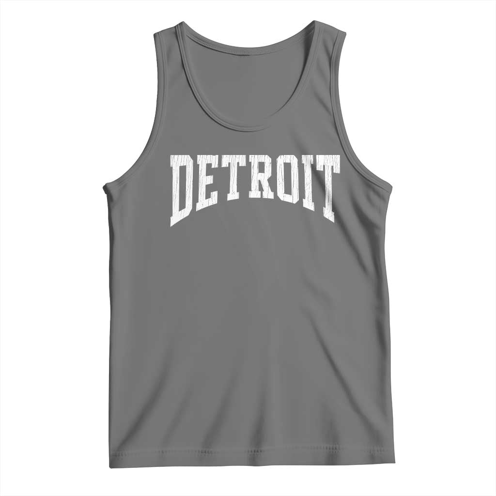 Detroit Michigan City Throwback Design Vintage Tank Top