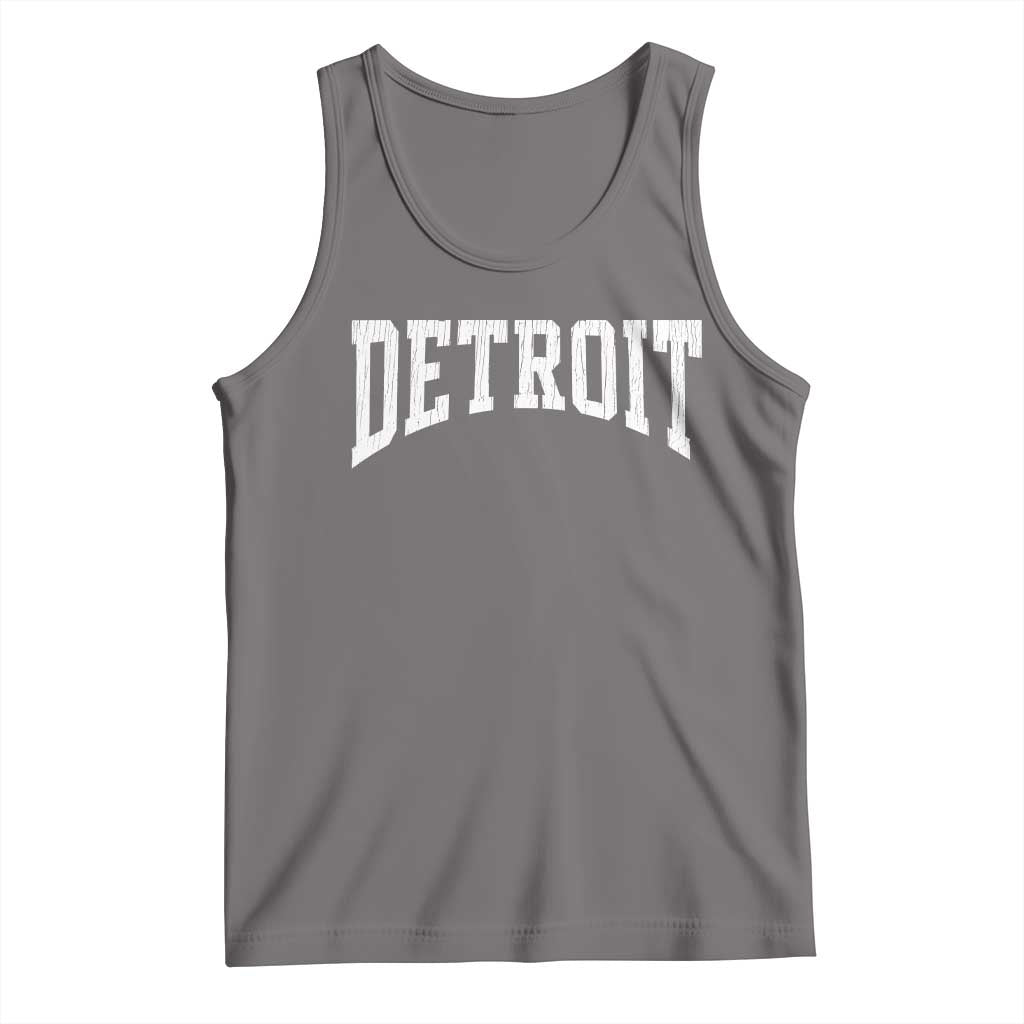 Detroit Michigan City Throwback Design Vintage Tank Top