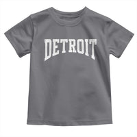 Detroit Michigan City Throwback Design Vintage Toddler T Shirt