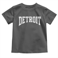 Detroit Michigan City Throwback Design Vintage Toddler T Shirt
