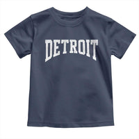 Detroit Michigan City Throwback Design Vintage Toddler T Shirt