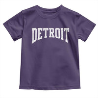 Detroit Michigan City Throwback Design Vintage Toddler T Shirt