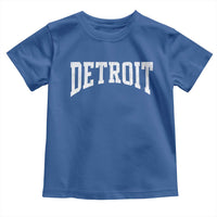 Detroit Michigan City Throwback Design Vintage Toddler T Shirt