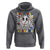 Funny Baseball Vibes Hoodie Retro Groove Green Ball Smiley Face - Wonder Print Shop