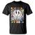 Funny Baseball Vibes T Shirt Retro Groove Green Ball Smiley Face - Wonder Print Shop