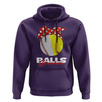 Balls Grandma Hoodie Baseball Softball Grandmother Sport - Wonder Print Shop