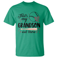 Funny Baseball Grandma T Shirt That's My Grandson Out There Grandfather - Wonder Print Shop