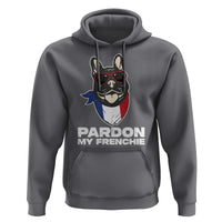 Funny Frenchie Bulldog Hoodie Pardon My French Pet Lover - Wonder Print Shop