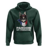 Funny Frenchie Bulldog Hoodie Pardon My French Pet Lover - Wonder Print Shop