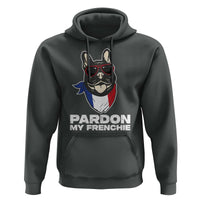 Funny Frenchie Bulldog Hoodie Pardon My French Pet Lover - Wonder Print Shop