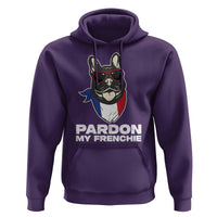 Funny Frenchie Bulldog Hoodie Pardon My French Pet Lover - Wonder Print Shop
