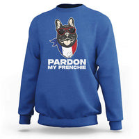 Funny Frenchie Bulldog Sweatshirt Pardon My French Pet Lover - Wonder Print Shop