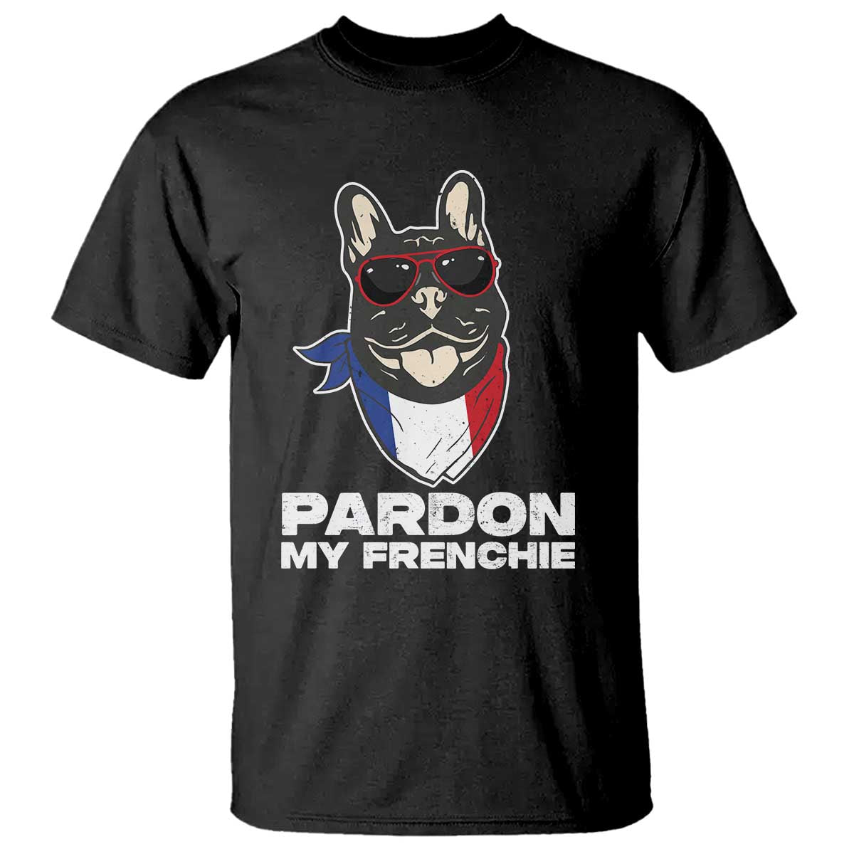 Funny Frenchie Bulldog T Shirt Pardon My French Pet Lover - Wonder Print Shop