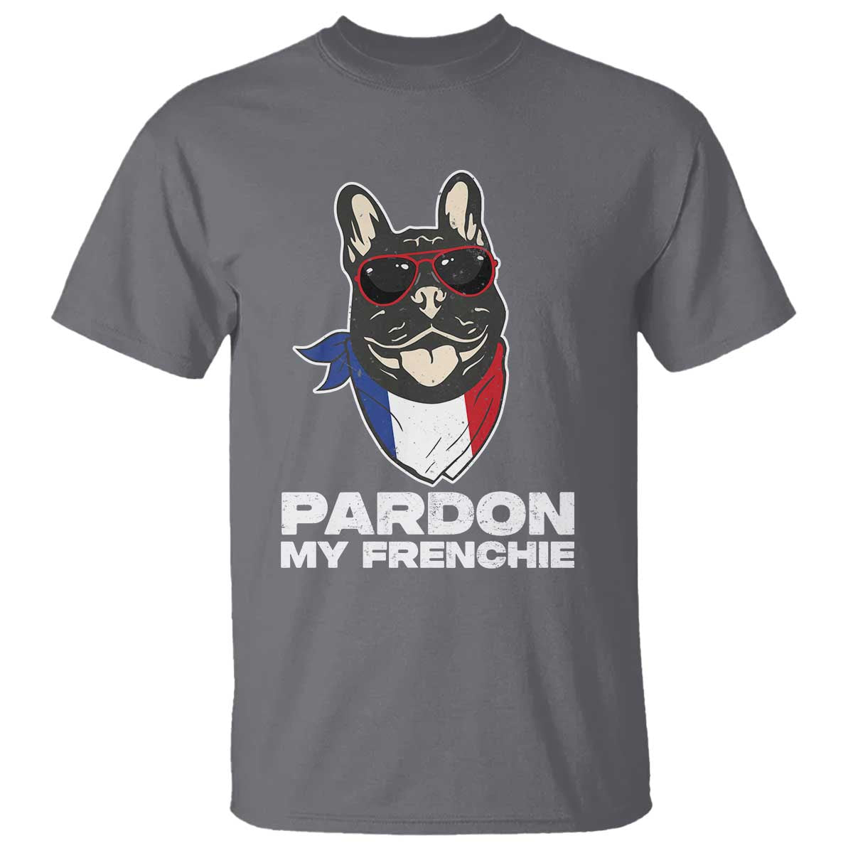 Funny Frenchie Bulldog T Shirt Pardon My French Pet Lover - Wonder Print Shop