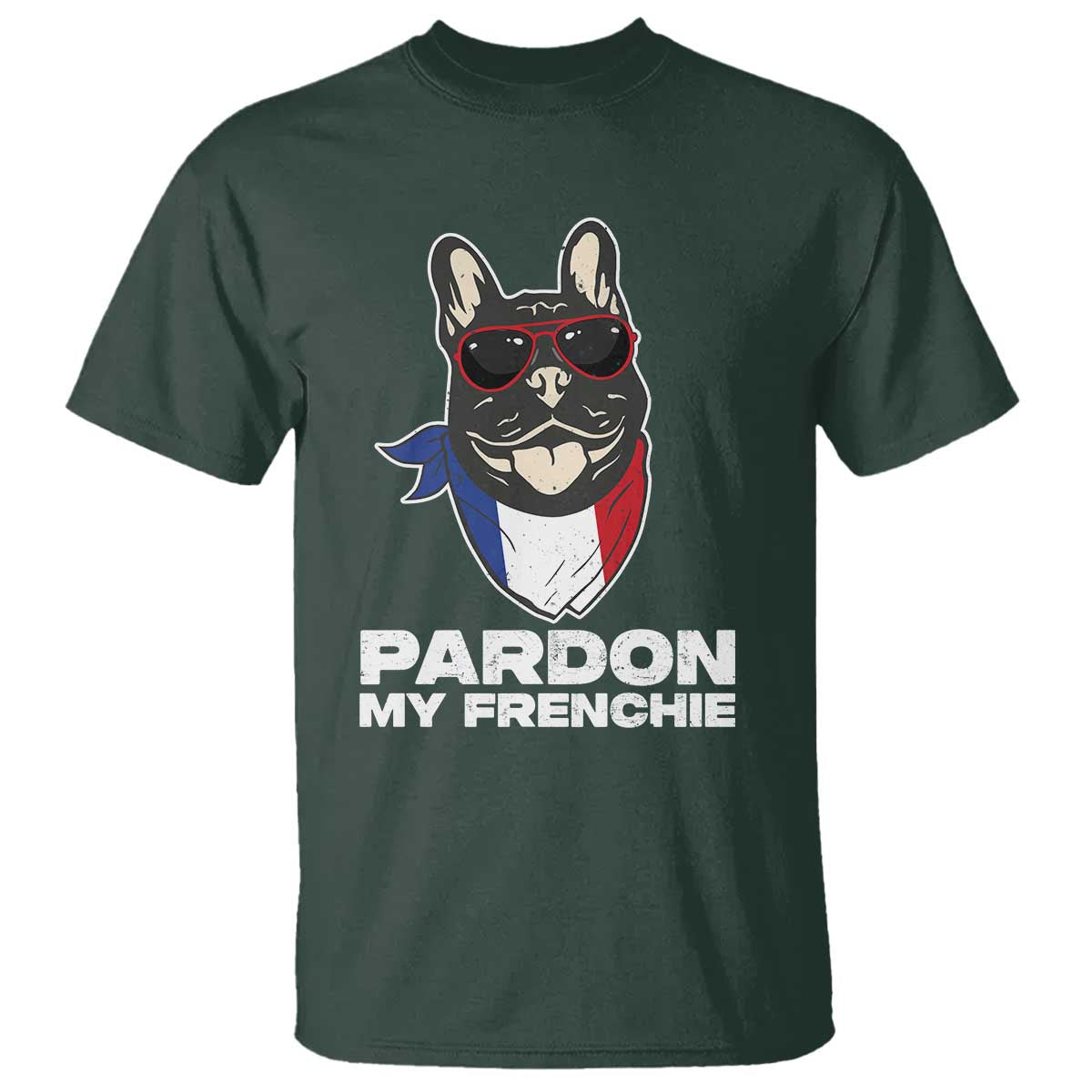 Funny Frenchie Bulldog T Shirt Pardon My French Pet Lover - Wonder Print Shop