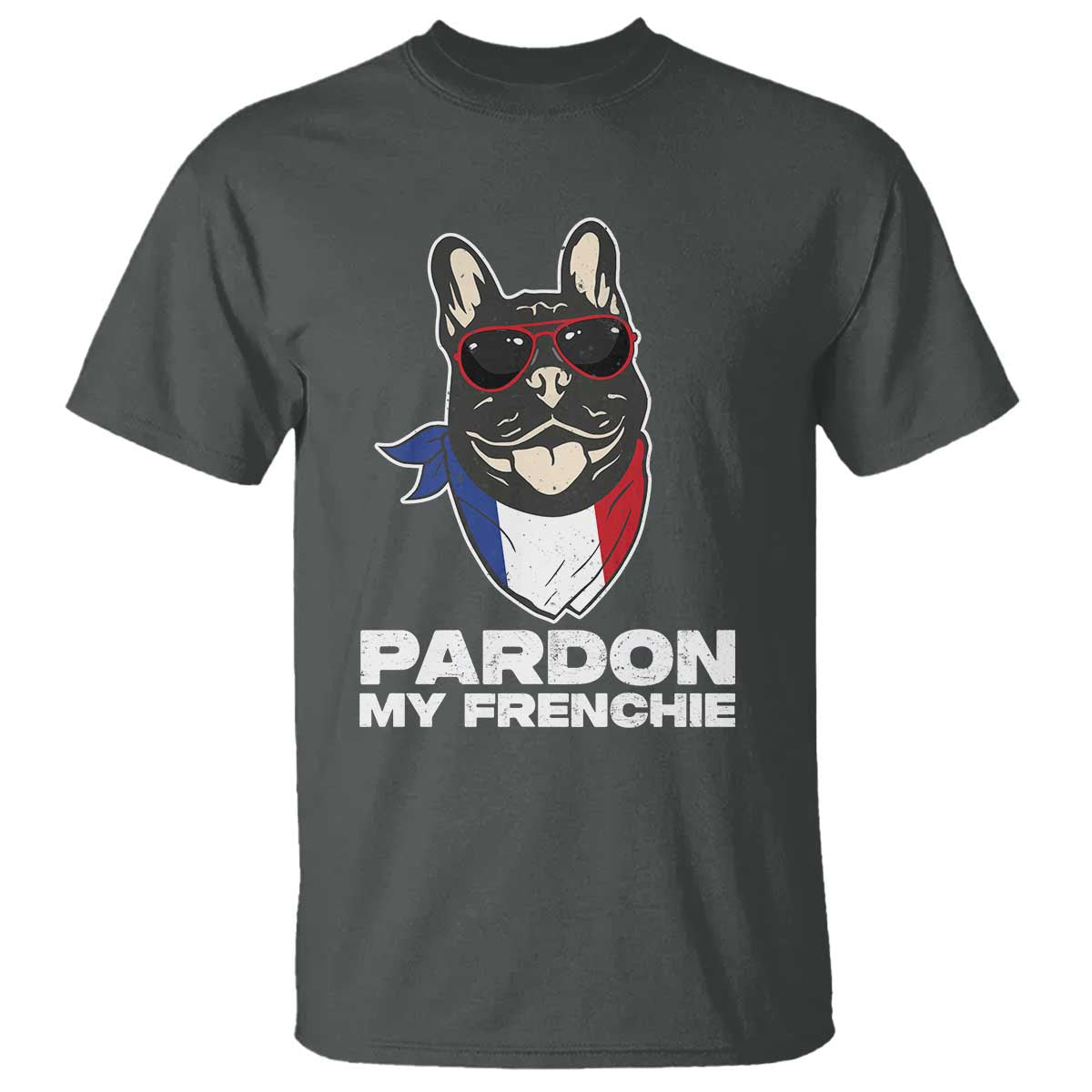 Funny Frenchie Bulldog T Shirt Pardon My French Pet Lover - Wonder Print Shop