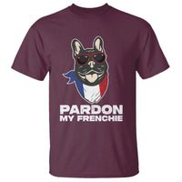 Funny Frenchie Bulldog T Shirt Pardon My French Pet Lover - Wonder Print Shop