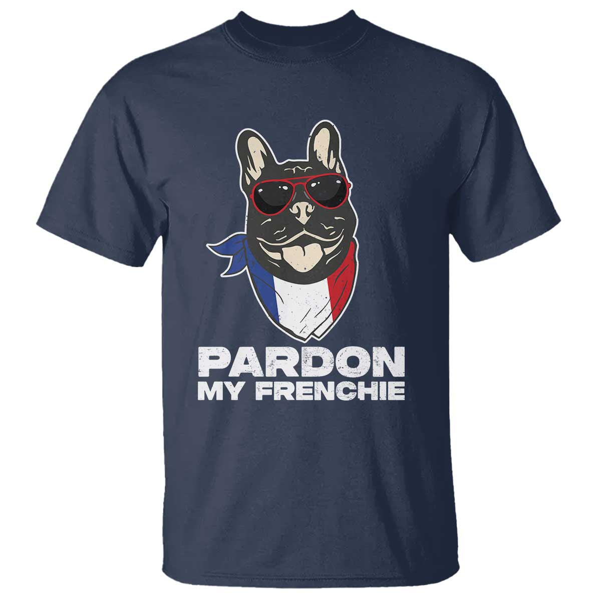 Funny Frenchie Bulldog T Shirt Pardon My French Pet Lover - Wonder Print Shop