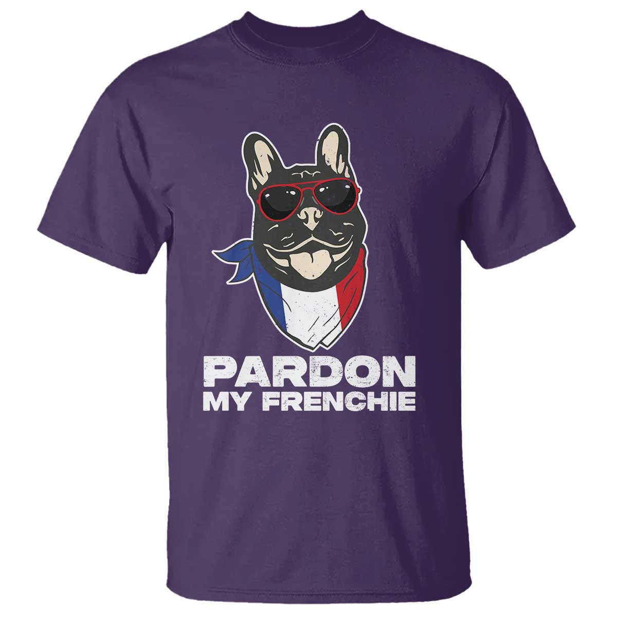 Funny Frenchie Bulldog T Shirt Pardon My French Pet Lover - Wonder Print Shop