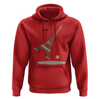 Funny Eiffel Tower Hoodie I Fell Banana Peel Fallen In Paris - Wonder Print Shop