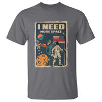 Funny I Need More Space T Shirt Retro Astronaut Spaceship Star Planets - Wonder Print Shop