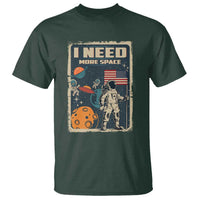 Funny I Need More Space T Shirt Retro Astronaut Spaceship Star Planets - Wonder Print Shop