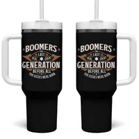 Funny Boomers The Last Real Great Generation Before All You Sissies Were Born Tumbler With Handle Baby Boomers Generation - Wonder Print Shop